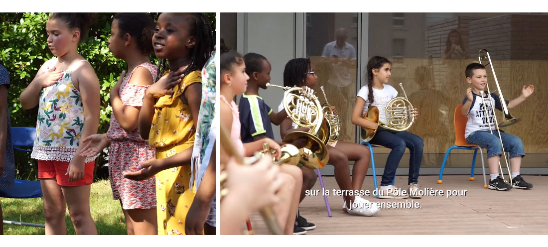Les aventures de Lilou et Enzo dans l’Orchestre Démos Le Havre Seine Métropole